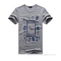 Men Cotton Short Sleeve T Shirts O-Neck Printed tshirts Summer New